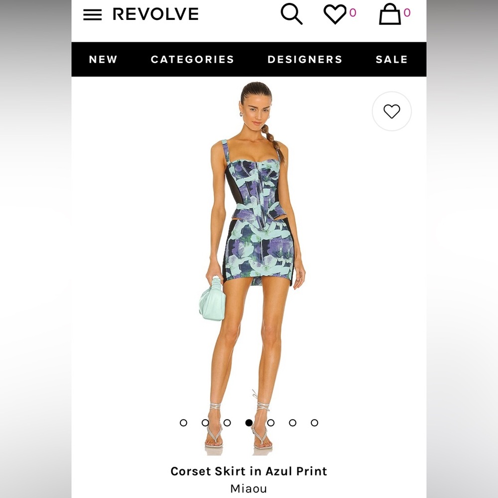 Miaou Azul Set (Corset&Skirt)